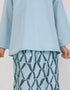 KIDS BAJU KURUNG KEDAH SAMARA (BABY BLUE)